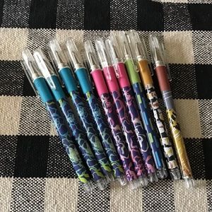 Vera Bradley Gel Pens 10 count boundle (no gel)
